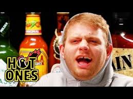 Mac Demarco Tries To Stay Chill While Eating Spicy Wings Fullact Trending Stories With The Laugh Mixture Spicy Wings Hot Spicy