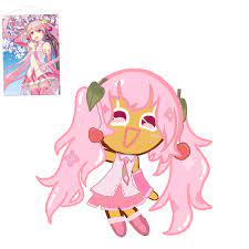 I tried editing cherry blossom cookie as cherry blossom miku because yeah  it kinda fits her (i also noticed i made her back pigtail longer) : r/ Cookierun