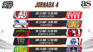 28 197 tykkäystä · 22 puhuu tästä. Liga Mx Fechas Y Horarios De La Jornada 4 Apertura 2021 As Mexico
