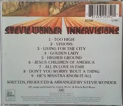 CD Album - Stevie Wonder - Innervisions - Motown - Europe