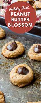 This Healthy Recipe For Peanut Butter Blossom Cookies Is Gluten Free Low Carb Grain Free And Makes The Peanut Butter Blossoms Healthy Desserts Easy Recipes
