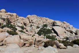 Prehistoric geography in La Rumorosa Baja California, Mexico Stock Photo