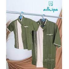 Sangat tidak dianjurkan untuk membeli baju untuk orang dewasa yang direparasi pada baju anak. Kode 2110 Koko Couple Ayah Dan Anak Warna Hijau Army Shopee Indonesia