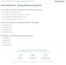 Rd.com knowledge facts nope, it's not the president who appears on the $5 bill. Quiz Worksheet Storing Pharmacy Equipment Study Com