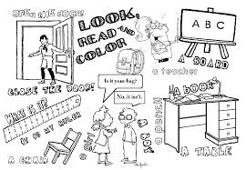 A large collection of coloring pages for girls of 7 years. English Learning Coloring Pages Free Printable Coloring Pages For Kids