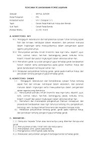 Sederhana namun berkualitas serta berprinsip efisien efektif dan berorientasi pada peserta didik. Doc Rpp Ipa Bab 1 Munaji Com Academia Edu