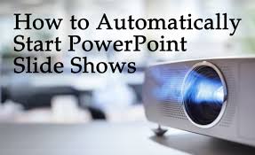 Check spelling or type a new query. Powerpoint How To Launch A Presentation Automatically As A Slide Show