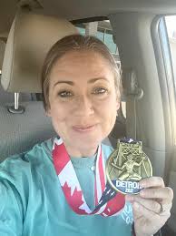 Celebrating Marathon Run