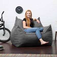 Big Joe Large Bean Bag Lounger In 2020 Bean Bag Lounger Extra Large Bean Bag Bean Bag Chair