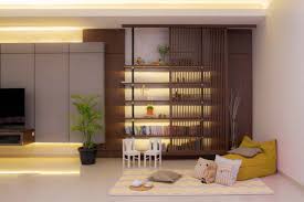 Plafon rumah transparan, dengan lapisan motif dedaunan. 6 Tips Membuat Rumah Berplafon Tinggi Tampak Estetis