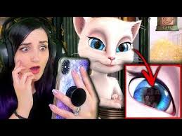 Testing The Creepy Talking Angela App Theory Do Not Download Youtube Talking Tom Creepy Angela