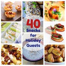 Food trends, easy recipes and healthy meal ideas to help you cook smarter. 40 Snacks For Holiday Guests Holiday Recipes Snacks Snacks Snack Recipes