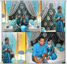 Dari warna biru yang konsevatif, sampai warna merah bata yang kuat namun memberikan kesan yang masih profesional. Pelamin Bertunang Cantik Manis Bridal Bouquet