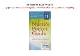 Mary frances moorhouse and publisher f.a. Nurse S Pocket Guide Diagnoses Prioritized Interventions And Ra