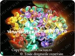 Instalatii Lumini Led Pentru Gradina Cu Leduri Incarcare Solara Instalatie Luminoasa Solara Cu Leduri Si Flori De Cires Pentru Exte Crown Jewelry Deco Jewelry