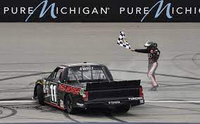 Nascar cup series, nascar xfinity series and nascar gander rv & outdoors truck series, which is earnhardt died in an accident on the last lap of the daytona 500 on february 18, 2001. Brett Moffitt And Toyota Win Nascar Truck Series Race At Michigan