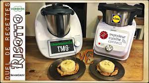 duel de recettes risotto thermomix tm6 vs monsieur cuisine connect pa risotto monsieur cuisine recette thermomix tm6