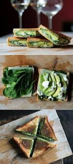 I Know This Has Been Repined Like A Million Times But It Still Makes Me Hungry Spinach Avocado And Goat Cheese Grilled Cheese 10 Healthy Foods Food Recipes