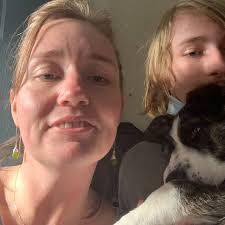 Blue Sea Glass Threader Earring , Dainty Silver Earrings, Beach Glass  Earrings