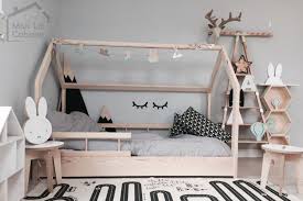 lit cabane h 90x190cm monlitcabane lit enfant chambre bebe lit cabane