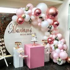 109pcs Pastel Macaron Pink Balloon Garland Arch Kit 4d Rose Gold Metallic Red Silver White Balloon For Wedding Baby Shower Party Decor In 2021 Bridal Shower Balloons Baby Shower Party Decorations