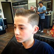 slick haircut with a quiff and whitewalls