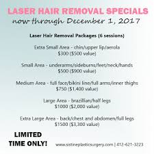 Laser hair removal can be performed on nearly every part of the. Discounted Laser Hair Removal With Sistine Plastic Surgery In Pittsburgh Sistine Facial Plastic Surgery
