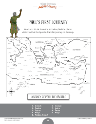 Paul saw many idols in this city, even one named the unkown god; Paul S Journeys Activity Book Bible Pathway Adventures