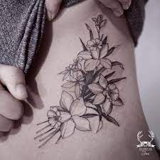 Best Of Daffodil Flower Tattoo Black And White And Review Daffodil Tattoo Daffodil Flower Tattoos Narcissus Flower Tattoos