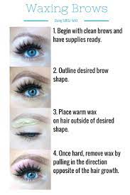 How To Wax Your Own Eyebrows Waxed Eyebrows Diy Eyebrow Waxing Brow Wax