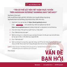 3 cách gửi tiền tiết kiệm trực tuyến tại Agribank
