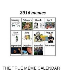 Calendar Memes