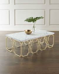 Faux white marble coffee tables make a beautiful addition to rooms, particularly family and living rooms. White Marble Coffee Table Horchow Com