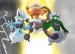 It also changes its ability to intimidate whilst in therian form. Tornadus Thundurus And Landorus Which One Is Your Favorite Pokemon Gen5 Unova Tornadus Thundurus Landorus Legendary