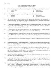 Hall brief review physics answer key can be taken as well as picked to act. Physics I Final Review Study Guide With Answers Physics Aa Semester 1 Review 1 When Velocity Is Positive And Acceleration Is Negative What Happens To Course Hero