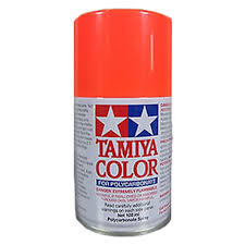 tamiya ps 20 fluorescent red lexan spray paint 3oz