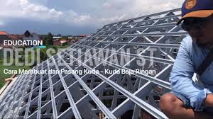 ∙ promo pengguna baru ∙ kurir instan ∙ bebas ongkir ∙ cicilan 0%. Cara Mudah Membuat Dan Pasang Kuda Kuda Baja Ringan Atap Rumah Youtube