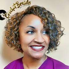 Crochet Bob Featuring Freetress Beach Curl In Colors 4 27 2 5 Packs Freetre Curly Crochet Hair Styles Crochet Hair Styles Freetress Short Crochet Braids