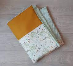 personalized baby blanket and quilted minkee cats mint mustard bebe personnalise couverture tapis de jeux