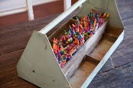 Fixer Upper Home Garden Television Old Tool Boxes Fixer Upper Crayon Storage