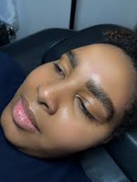 Brow Lamination with Wax and Henna Stain Results