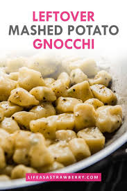 Leftover Mashed Potatoes Gnocchi With Video Life As A Strawberry Recipe Gnocchi Recipes Homemade Homemade Gnocchi Gnocchi Recipes Easy