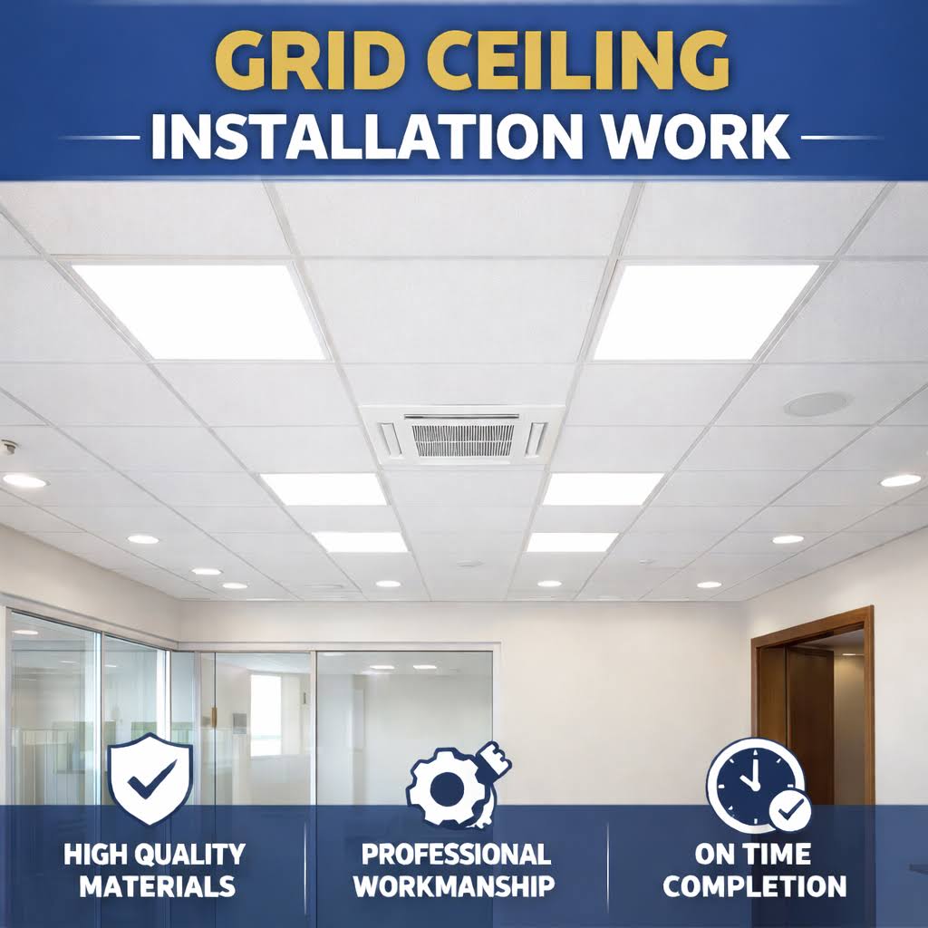 Grid Ceiling Installation Work product image