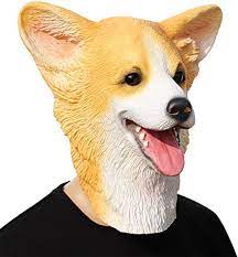 Thanks, and good luck, little corgis! Amazon Com Creepyparty Dog Mask Corgi Mask Halloween Costume Party Latex Welsh Corgi Dog Mask Toys Games