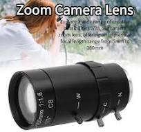 Amazon.com : Zoom Camera Lens, 1 3MP Zoom CCTV Lens CS Mount Manual  Aperture 5‑100mm Aluminum Alloy Low Distortion High Compatibility HD Lens  for ...