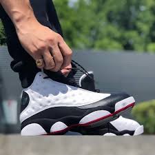 Air Jordan 13 He Got Game Black And White 13s On Feet Image 7 Air Jordans Jordans Jordan 13