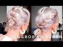 Longbob Frisuren Alltag Und Arbeit Olesjaswelt Youtube Bob Frisuren Stylen Haar Styling Naturlocken Frisuren