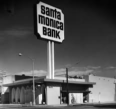 Santa Monica Bank Branch Office On Pico Blvd 1960 Lapl Santa Monica Vintage Los Angeles La History