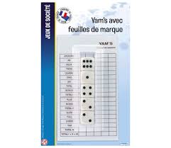 En plus de convertir chaque fichier excel en pdf ce fantastique convertisseur peut convertir chaque feuille de calcul du fichier excel en un pdf séparé ou fusionner tous les classeurs et fichiers excel en un seul pdf. Jeu Yams Francais Avec 5 Des Bloc Pour Points Et Regle Du Jeu