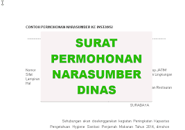 Mungkin kebanyakan dari kita telah mengenal dengan jenis surat yang satu ini. 15 Contoh Surat Permohonan Narasumber 2020 Format Administrasi Desa